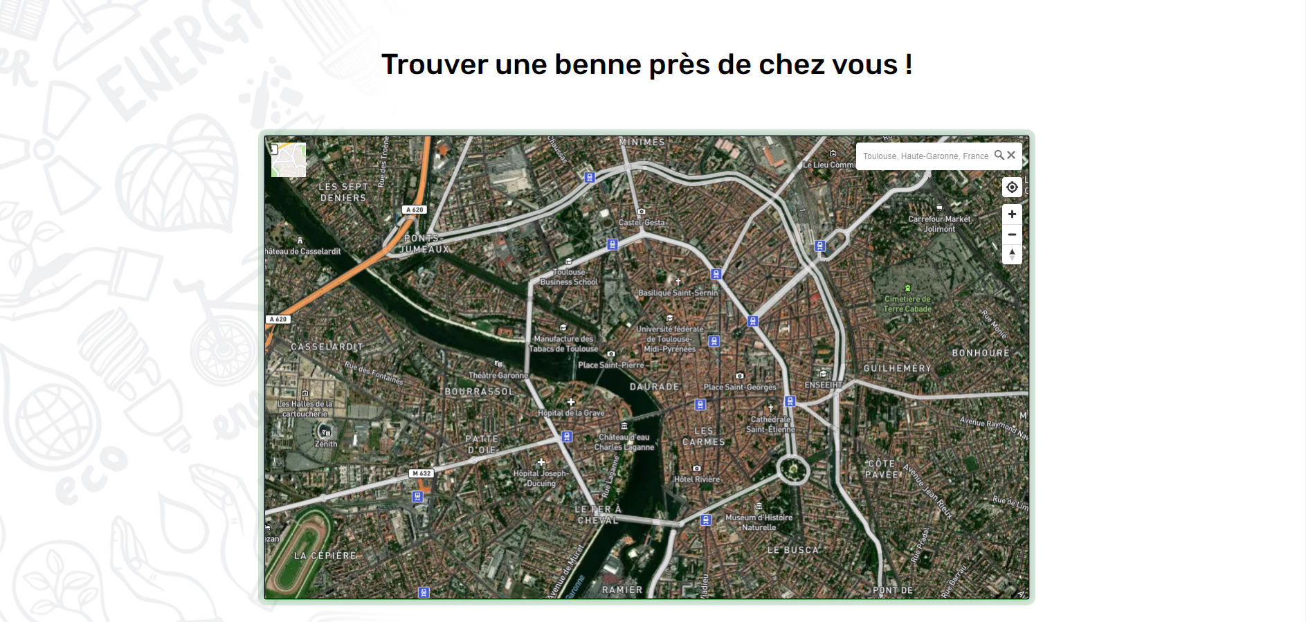 Bennes à verres
